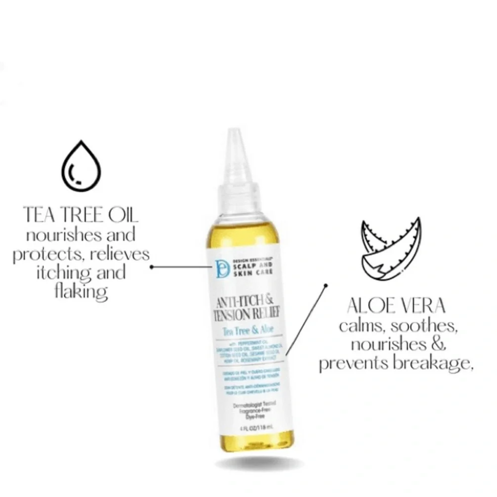 🪷 Anti-Itch & Tension Relief with Tea Tree & Aloe Scalp Treatment